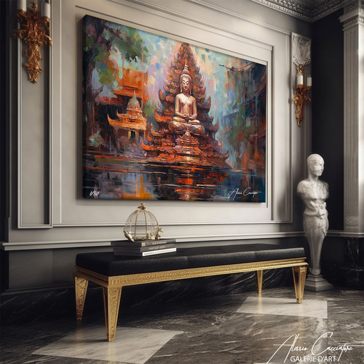 tableau bouddha décoration