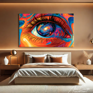 Toile Peinture Yeux