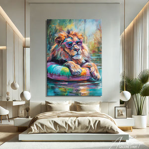 Tableau Lion Salle De Bain