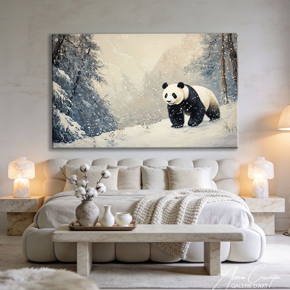 Toile Avec Panda
