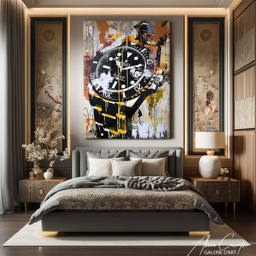Toile Rolex – mise en situation