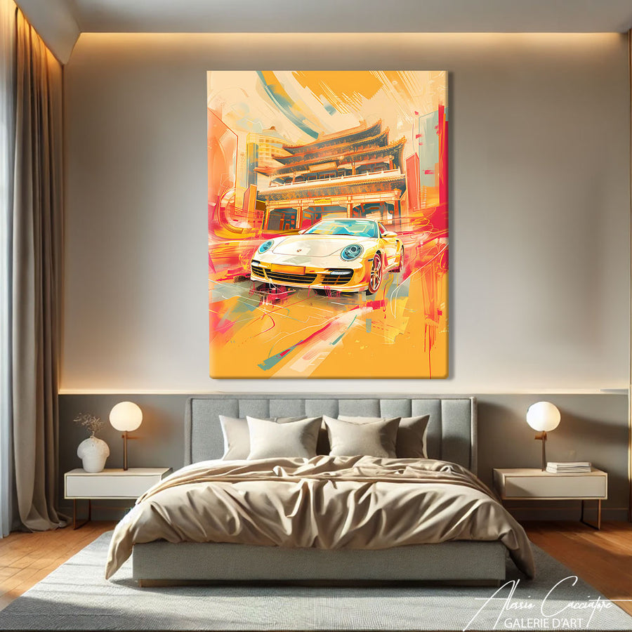 Cadre Photo Porsche 911
 – mise en situation