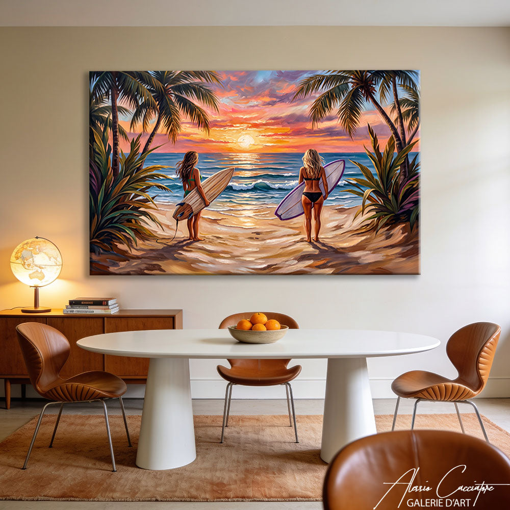 Affiche Surfeuse