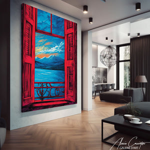 Tableau Fenêtre Ouverte sur mer