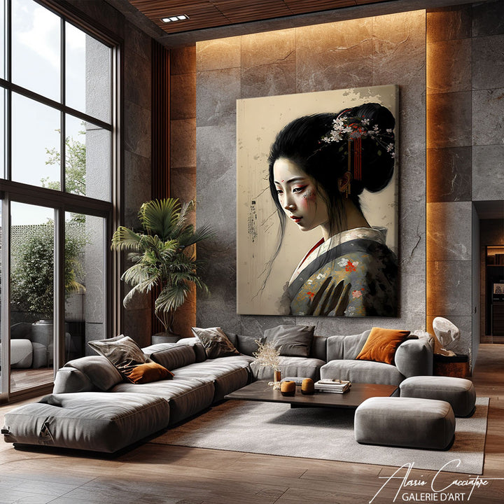 Tableau Japonais Femme