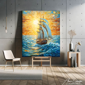 tableau bateau moderne