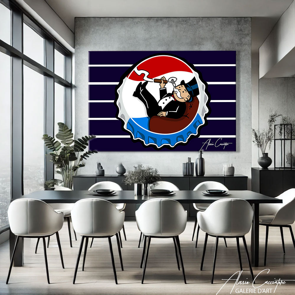 TABLEAU MONOPOLY COLORÉ
