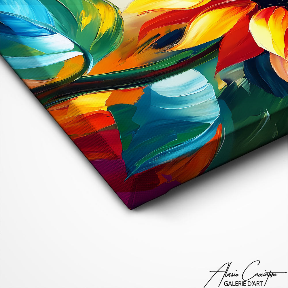 Art Mural Tournesol Moderne