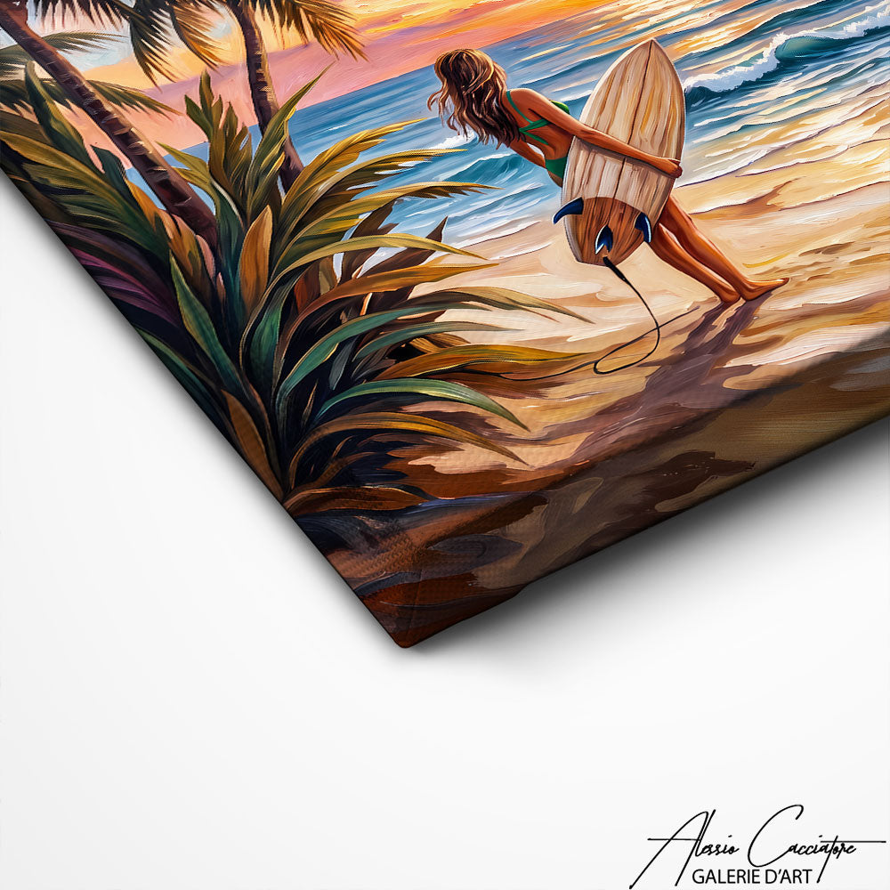 Art Mural Surfeuse