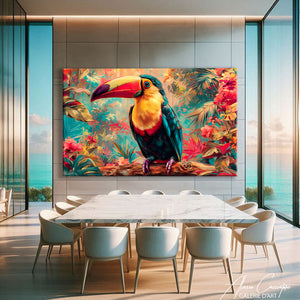 Affiche Oiseau Tropical