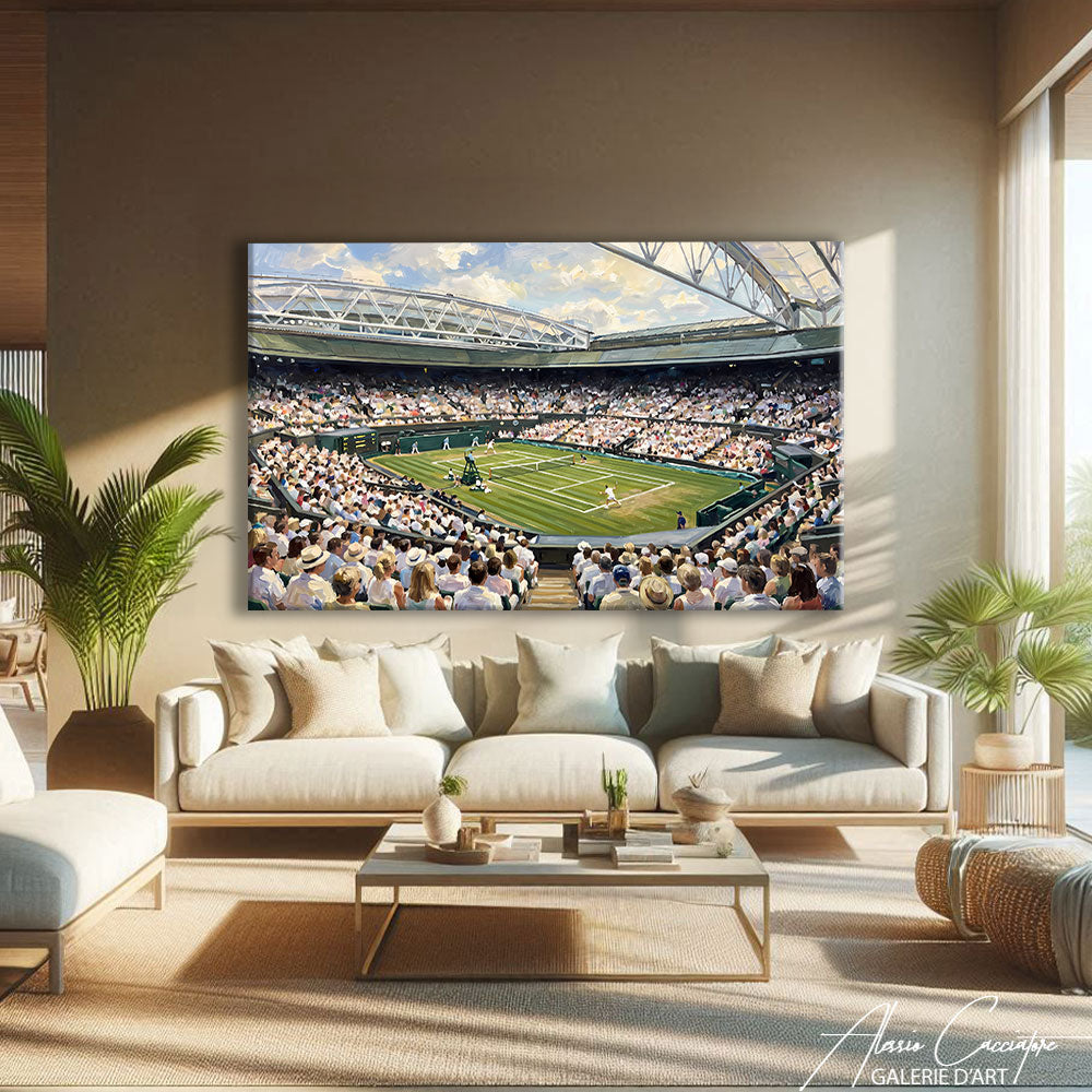Peinture Tennis