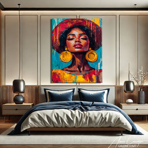 TABLEAU FEMME AFRICAINE
