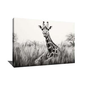 tableau girafe