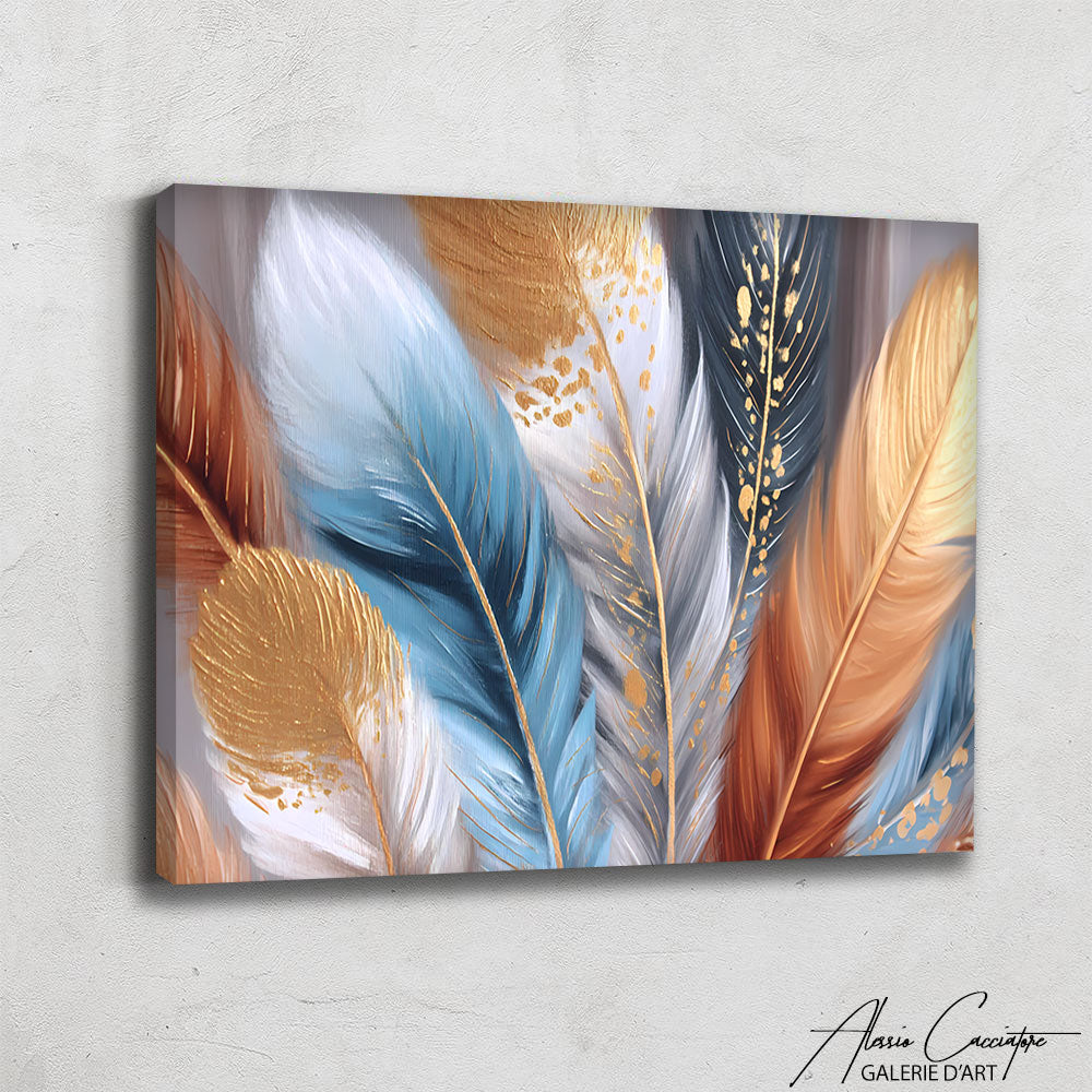 Tableau Plume Dorée