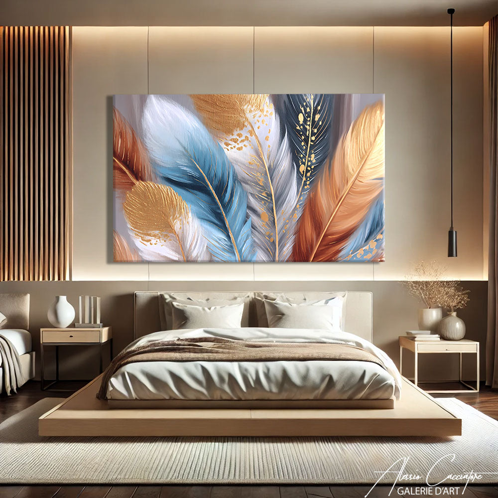 Tableau Plume Moderne