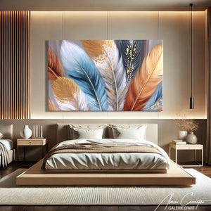 Tableau Plume Moderne