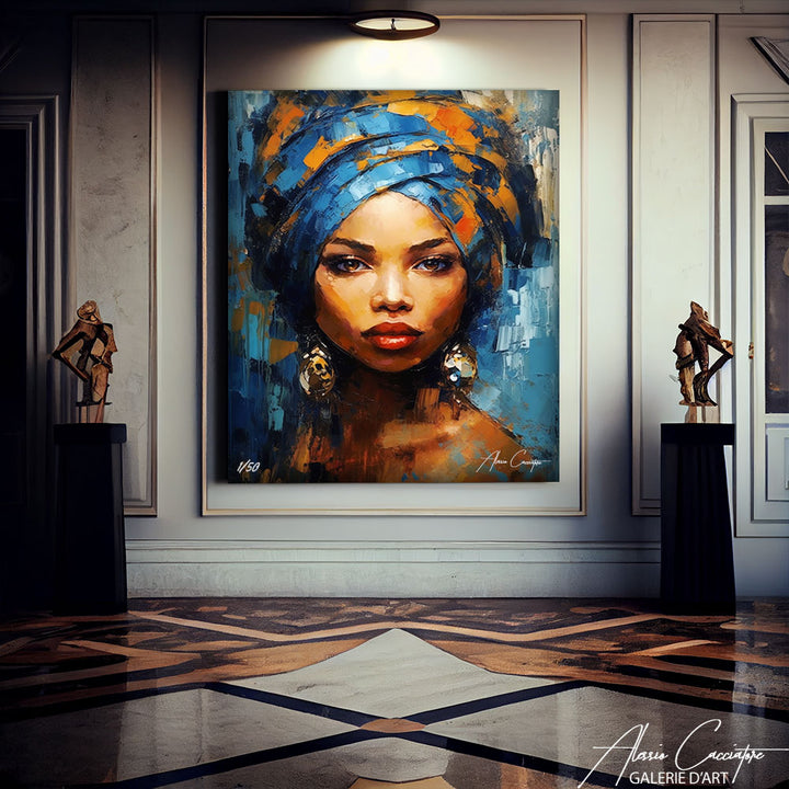 tableau femme afrique