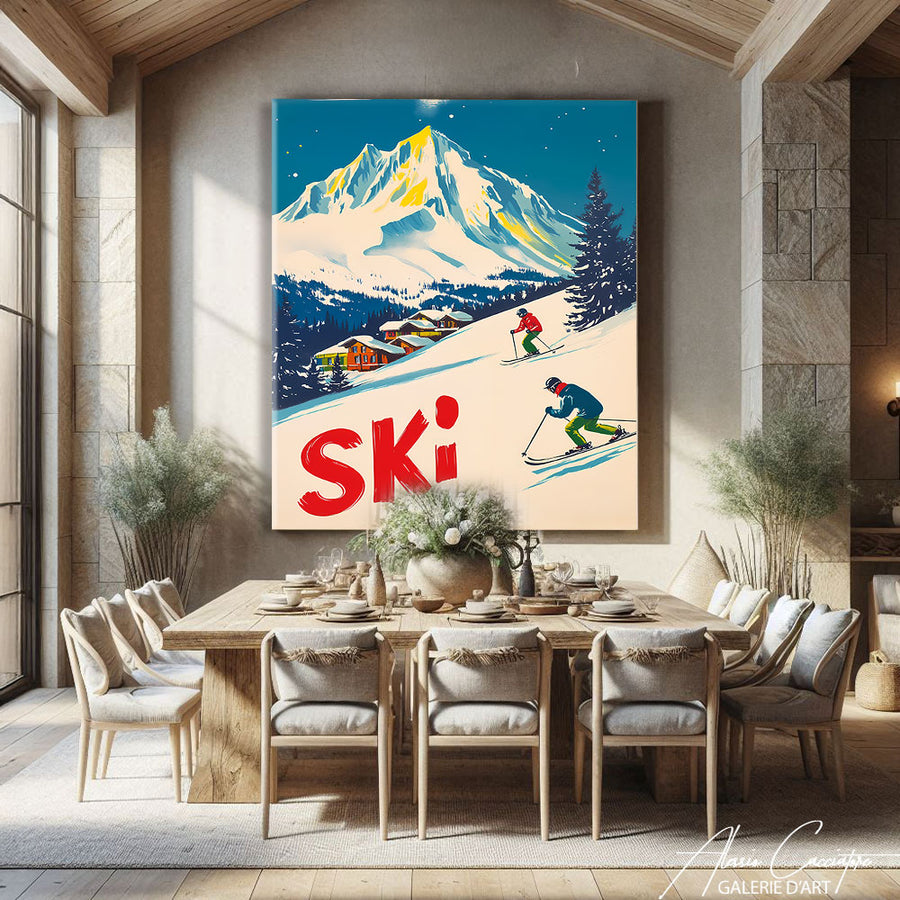 Tableau Sport D'Hiver – mise en situation