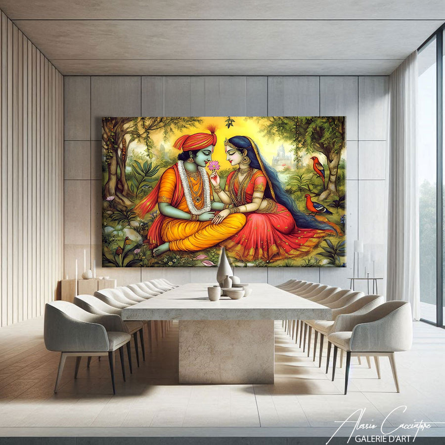 Tableau Style Hindou – mise en situation