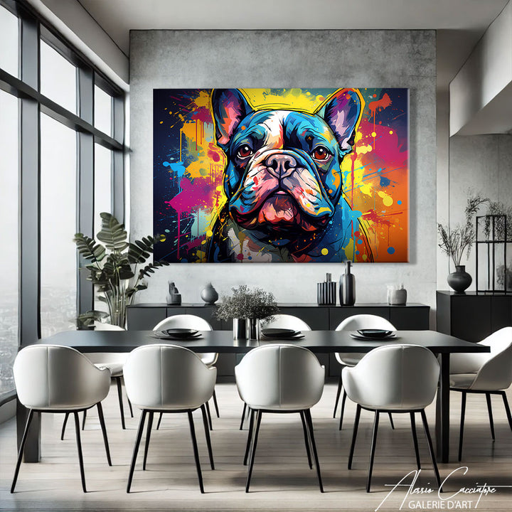 TABLEAU CHIEN MODERNE