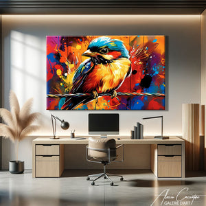 Tableau Oiseau Coloré