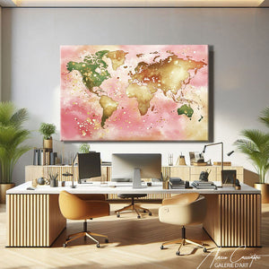 Tableau Carte du monde