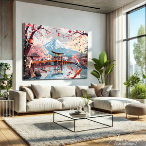 TABLEAU JAPONAIS CERISIER
