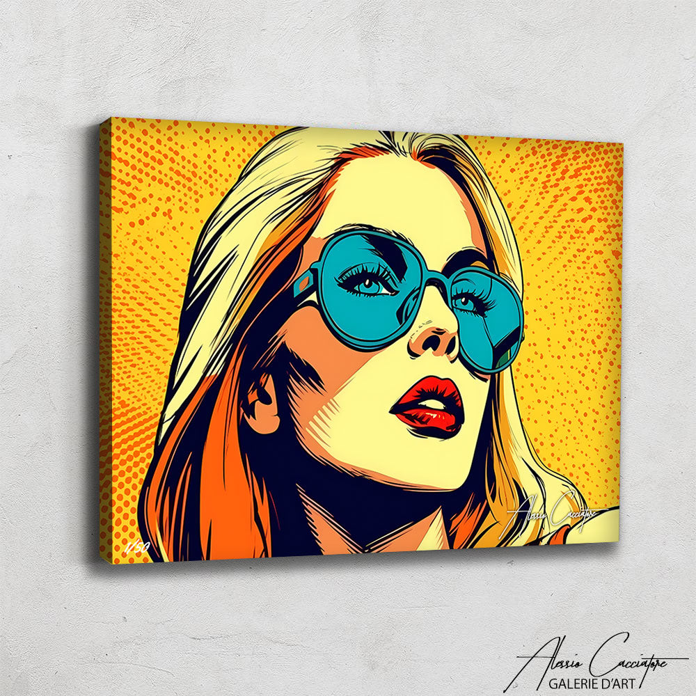 Tableau Pop Art Femme