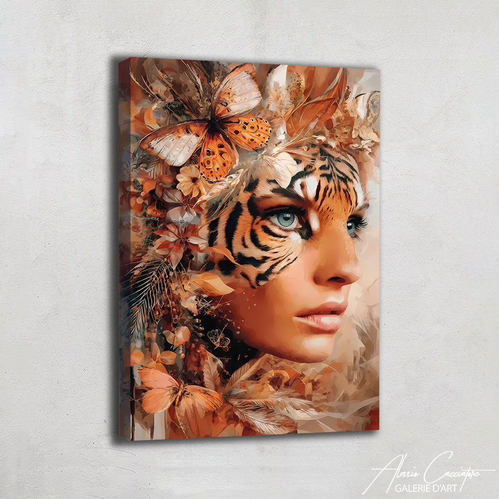 Peinture Portrait Femme