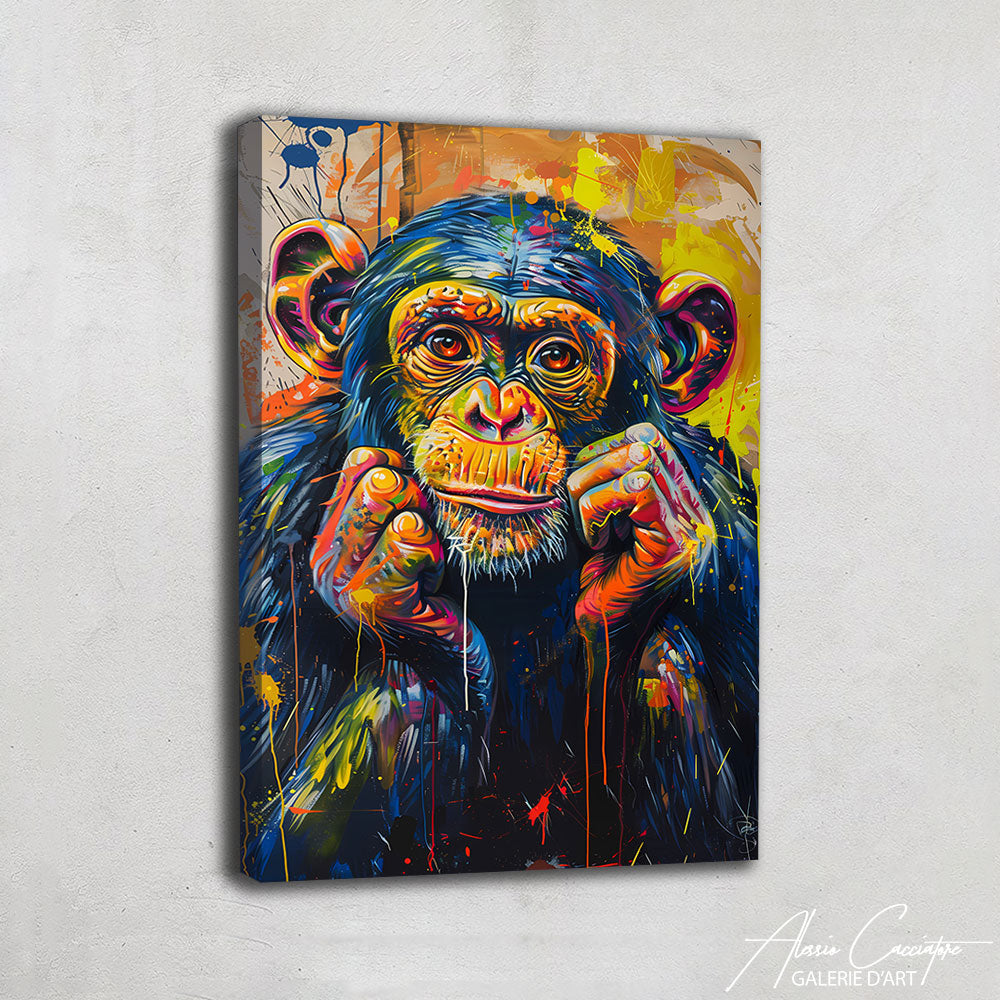 Déco Singe Peinture