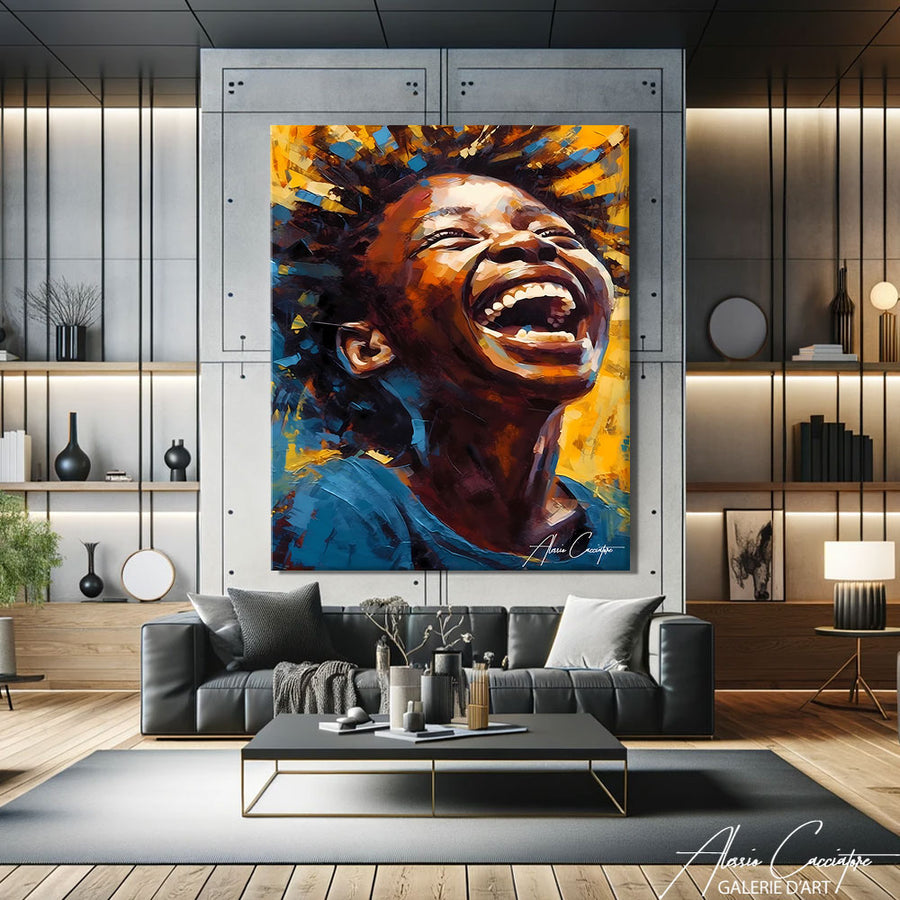 tableau enfant africain – mise en situation