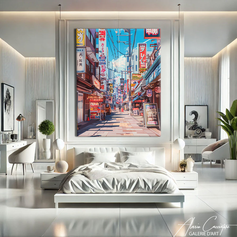 Peinture Tokyo
 – mise en situation