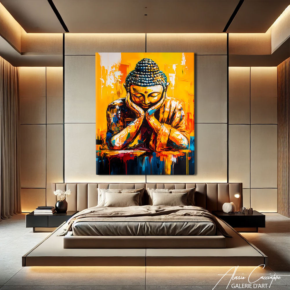 Toile Bouddha
