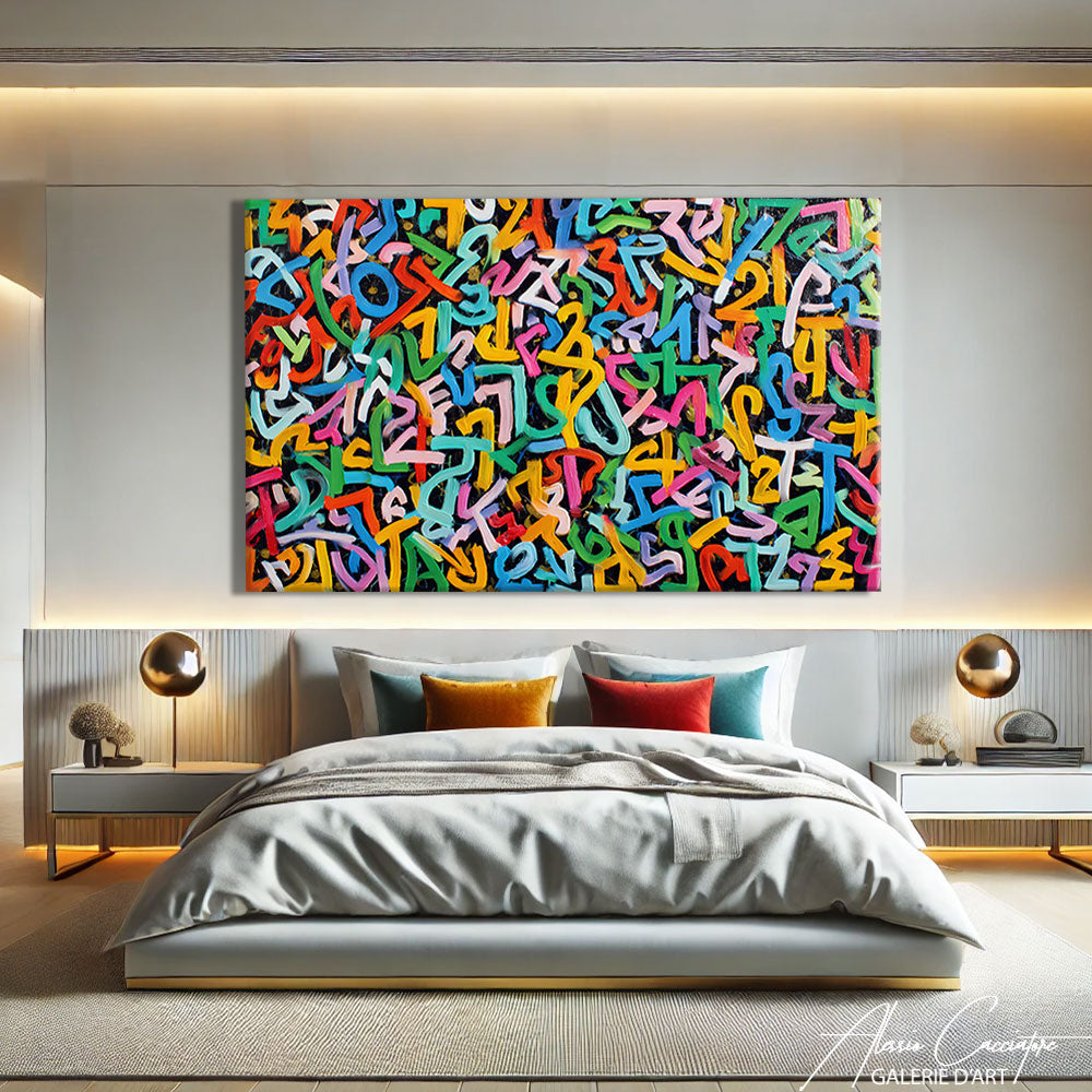 Tableau Graffiti Moderne