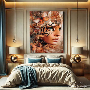 Peinture Portrait Femme