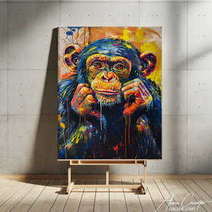 Peinture Singe Couleur