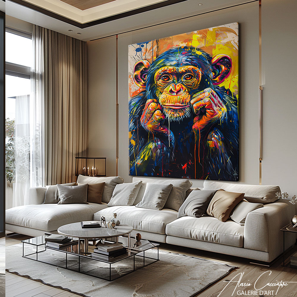 Grande Toile Singe