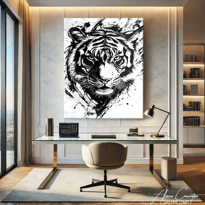 Tableau avec Tigre
