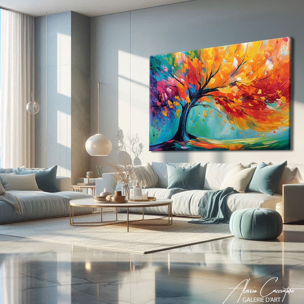 Tableau Arbre de Vie Vert
