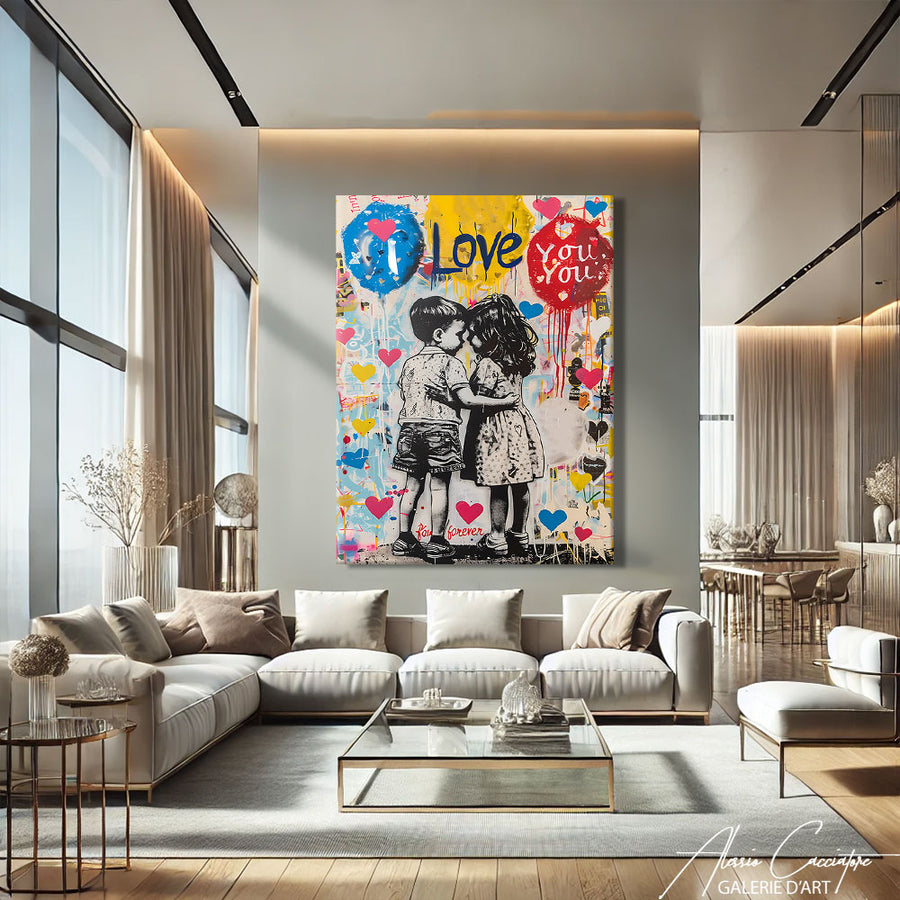 grand tableau graffiti – mise en situation