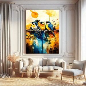 Tableau Oiseaux Moderne