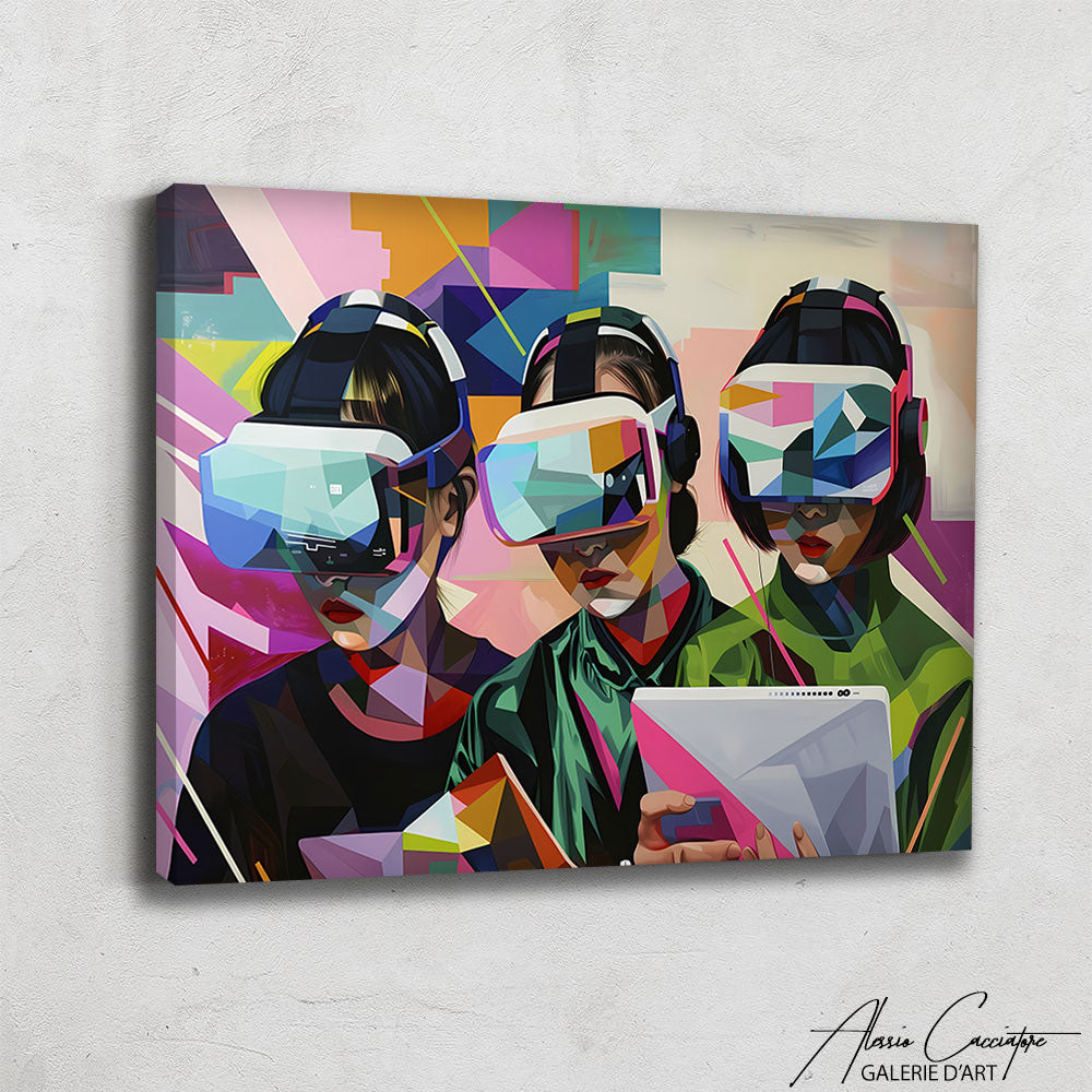 Tableau Contemporain Portrait