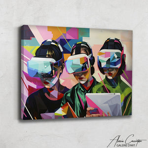 Tableau Contemporain Portrait