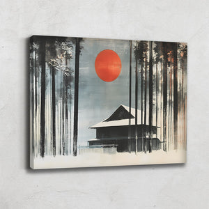 TABLEAU JAPANDI ABSTRAIT