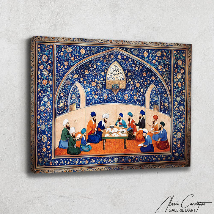 TABLEAU ISLAM BLEU