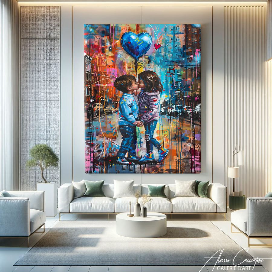 Tableau Sur Toile Pop Art – mise en situation