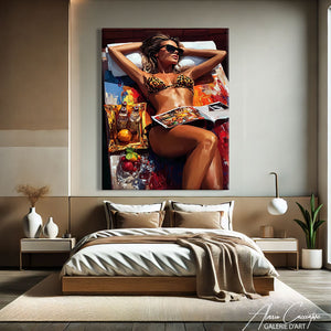 Tableau Femme Allongée