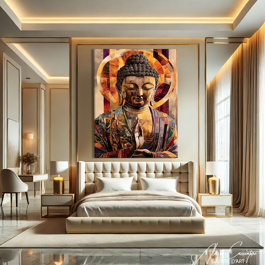 Déco Salon Zen Bouddha – mise en situation