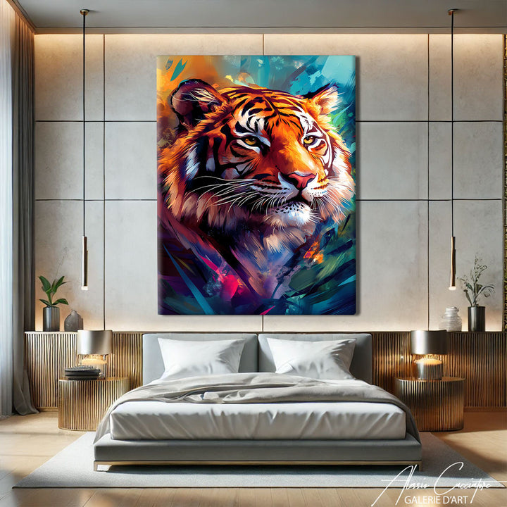 peinture tigre