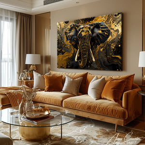 peinture acrylique elephant 